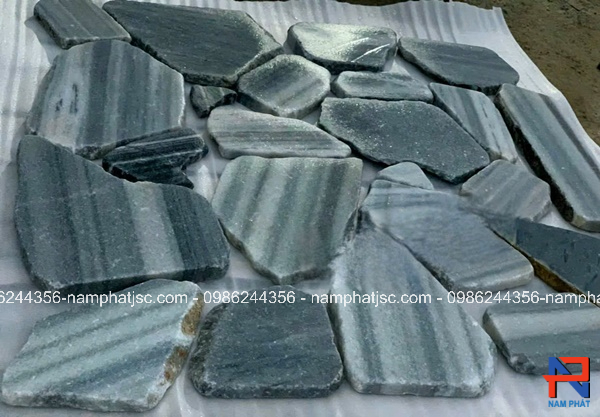 Đá rối sọc dưa ốp tường 