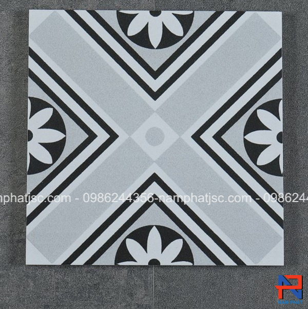 Gạch bông men 20x20 cm nhập khẩu NPGB2030