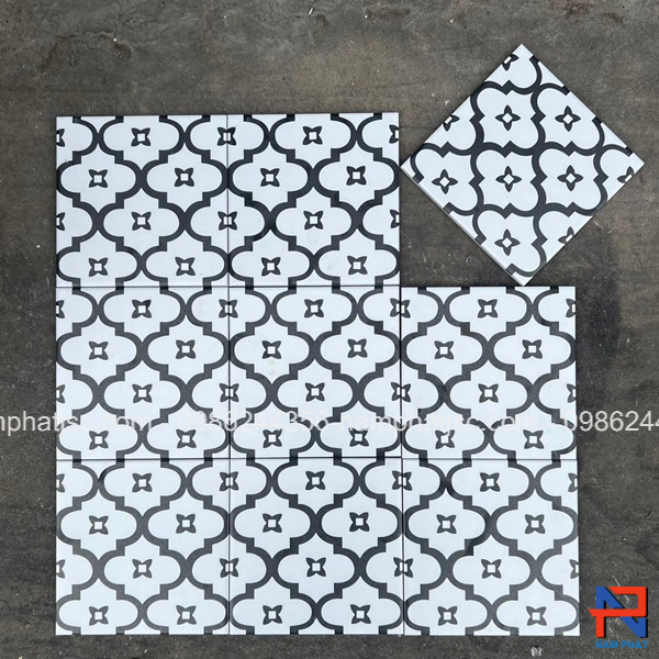 Gạch bông men 20x20 cm nhập khẩu NPGB2037