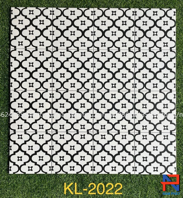 Gạch bông men 20x20 cm nhập khẩu NPGB2011