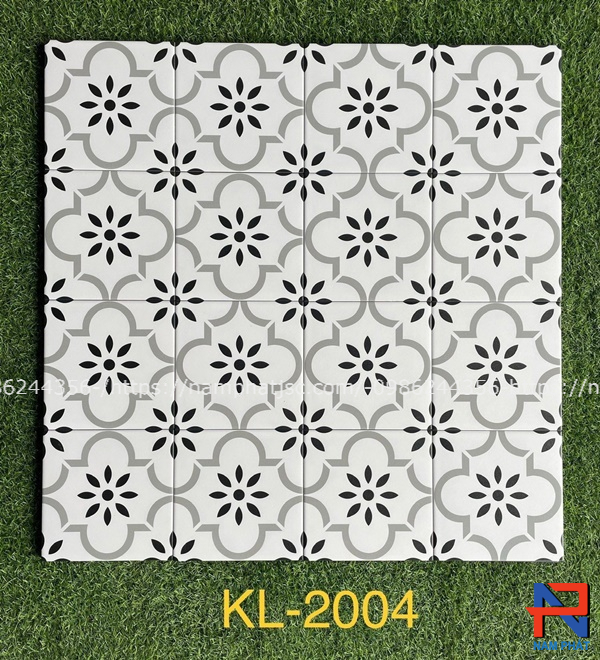 Gạch bông men 20x20 cm nhập khẩu NPGB2012