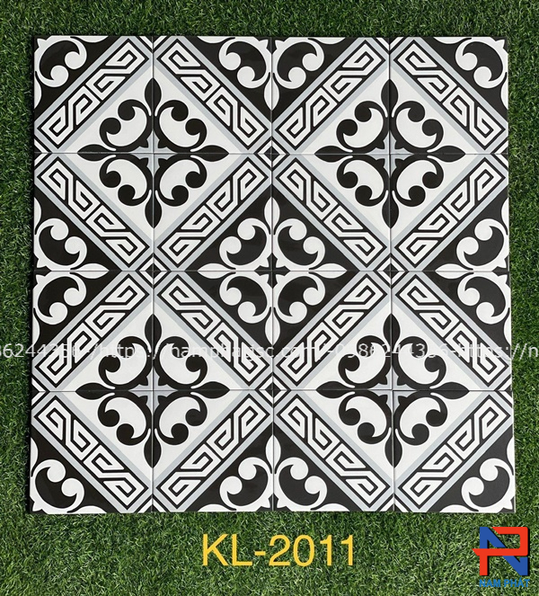 Gạch bông men 20x20 cm nhập khẩu NPGB2020