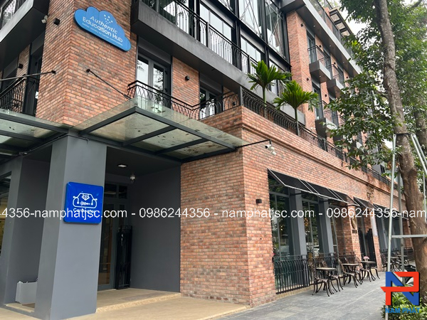 Gạch chịu lửa ốp toà nhà siêu đẹp 