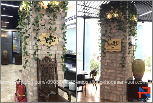 Gạch cổ ốp kích thước 10x20 cm 