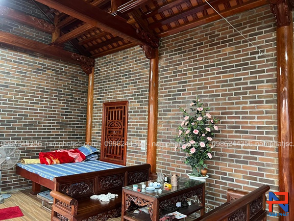 Gạch nung giả cổ ốp tường 