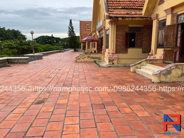 Gạch lát nền phong cách cổ kích thước 20x20 cm 