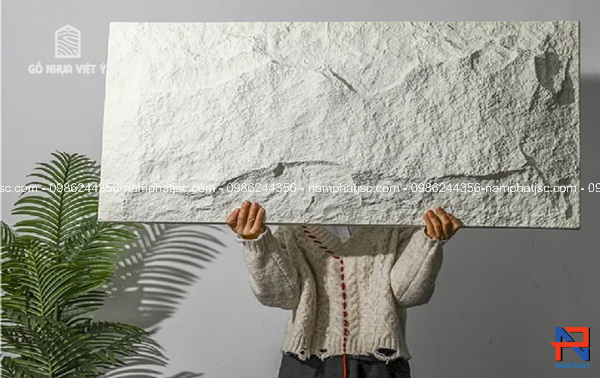 Đá siêu nhẹ màu trắng kích thước 60x120 cm 